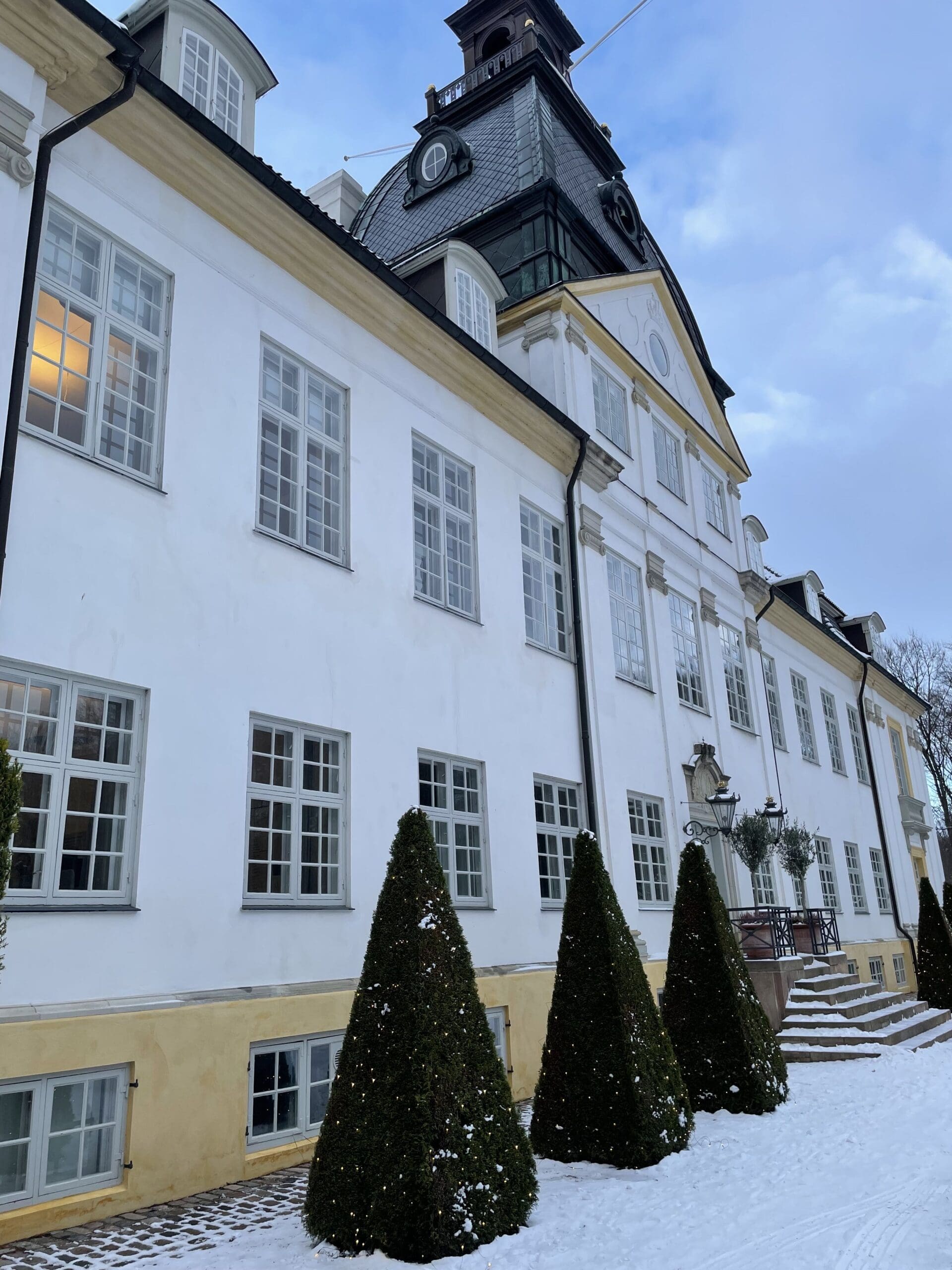 Chateau Charlottenlund during winter