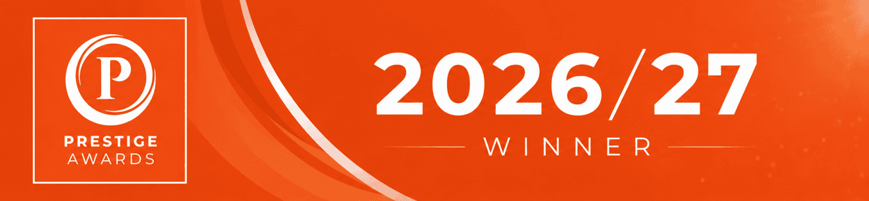 Prestige Awards winner badge for Teambuilding Events of the Year 2026/27